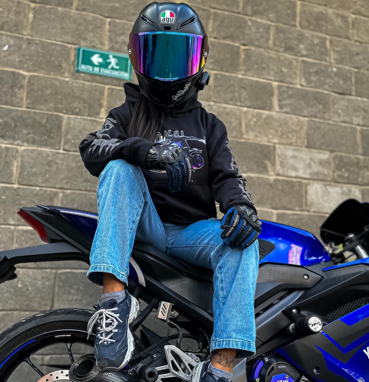 Hoodie Edición Venom Biker