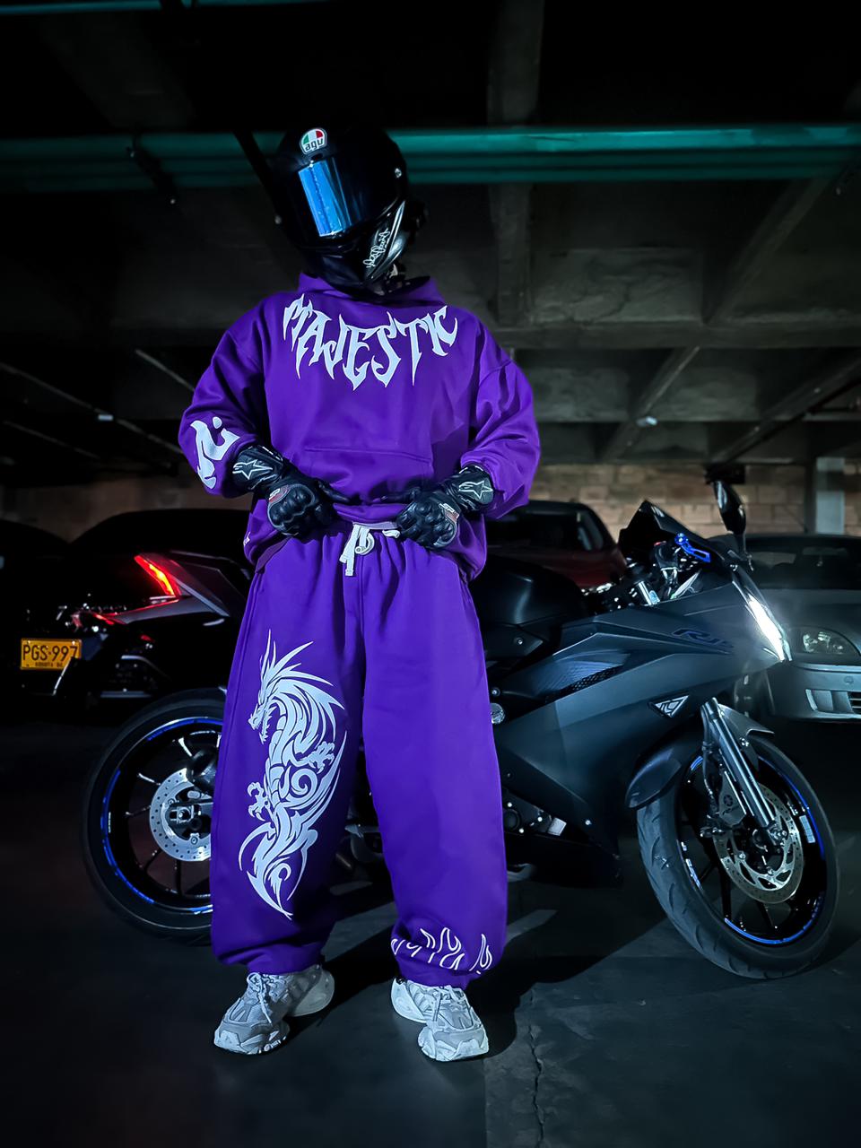 TrackSuit Hoodie + Baggy Edición Majestic Fire