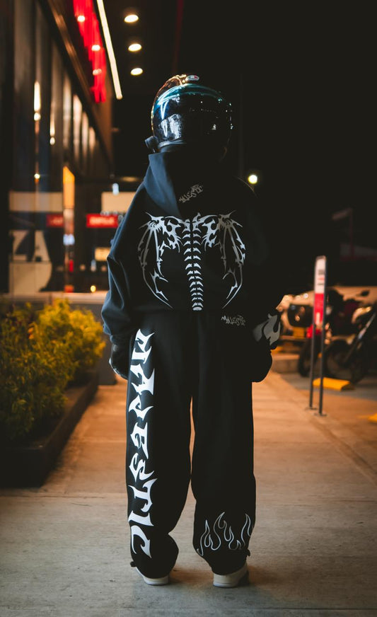 TrackSuit Crop Top + Baggy Edición Majestic Fire