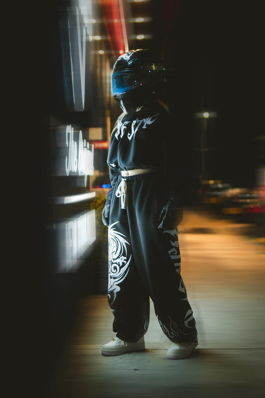 TrackSuit Crop Top + Baggy Edición Majestic Fire